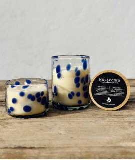 Espelma aromàtica de vidre Mocaccino