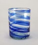Vaso de vidrio Mar Azul