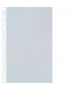 Funda transparente, PVC, folio. Multiperforada