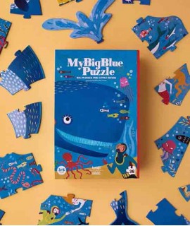 Puzzle azul My Big Blue Puzzle