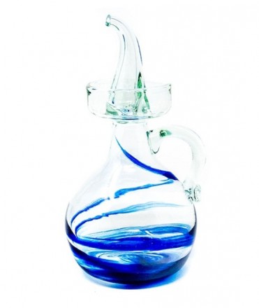 Setrill de vidre Mar Blau petit