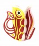 Gerro Fish, vermell