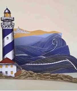 Libro de artista faro mediterráneo