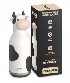 Botella isotérmica Asobu Bestie Cow