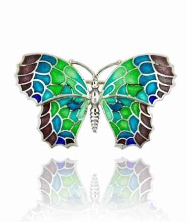 Fermall Papallona Mitjana, Lila-Verd