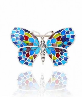 Colgante Mariposa Pequeña Multicolor