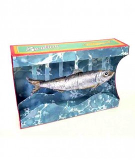 Sardina en lata de papel