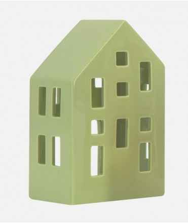 Casita portavelas 'Nyhavn' Lime