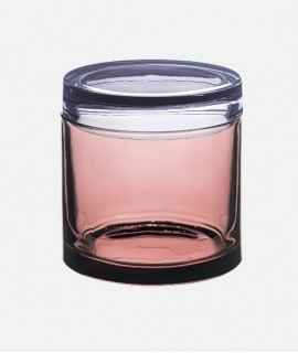 Pot de vidre decoratiu "S"