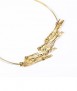 Collaret bronze bany d'or