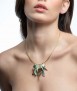 Collaret bronze verd i daurat, foc