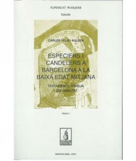 Especiers i candelers a Barcelona a la baixa edat mitjana