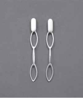 Pendientes Lia, plata