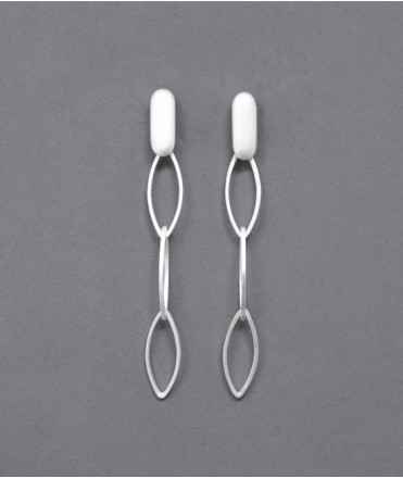 Pendientes Lia, plata