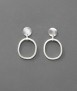 Pendientes Sabrina, plata
