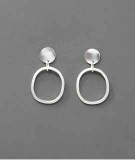 Pendientes Sabrina, plata