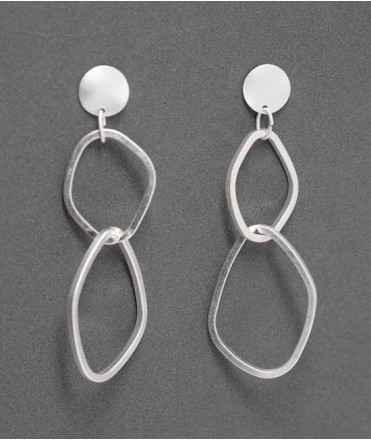 Pendientes Nino A, plata