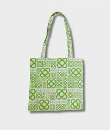 Bolsa algodon verde Multipanot