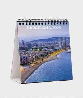 Calendari sobretaula Barcelona 2026