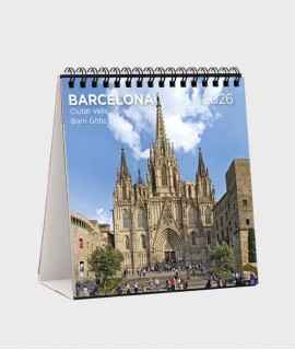 Calendari sobretaula Barcelona 2026 Ciutat Vella