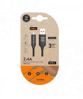 Cable Usb-c de niló, negre 