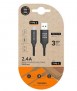 Cable Usb-c de nylon, negro