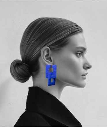 Eeeeeoh 44 rectangle gran, blau