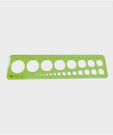 Plantilla cercles 1-35mm