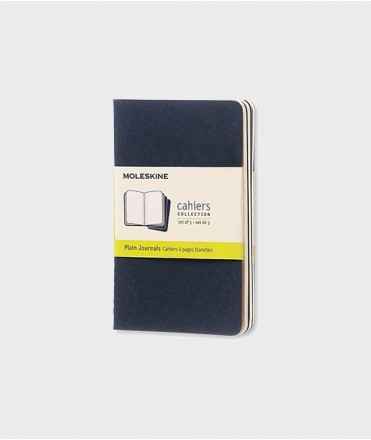 Moleskine Cahier Negre XL, fulls blancs. 3 unitats