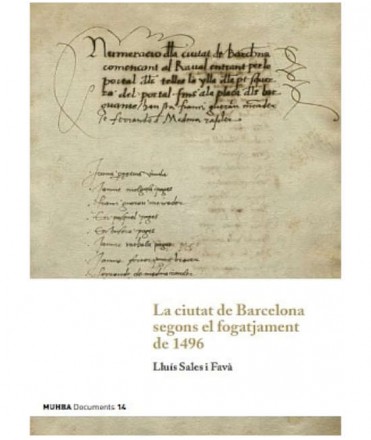La ciutat de Barcelona segons el fogatjament de 1496