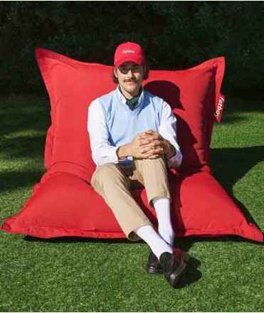 Puf Original Outdoor Fatboy, Vermell