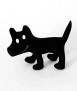 Peluche Julián negro. Pequeño