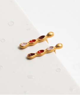 Pendientes dorados Aube