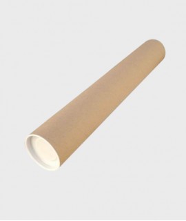 Tubo porta planos cartón Kraft