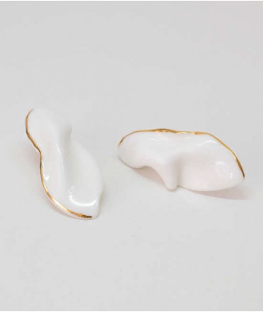 Pendientes Hoja Wave