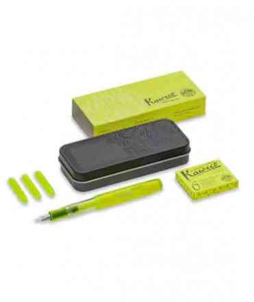 Ploma Kaweco Sport Ice, Set Glow Marker, groc 