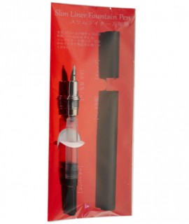 Ploma slim 127x9 mm negra