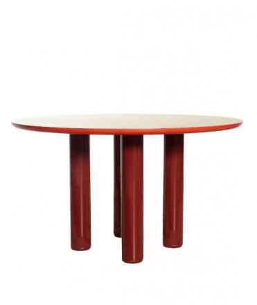 Mesa Eclipso Redonda, rojo