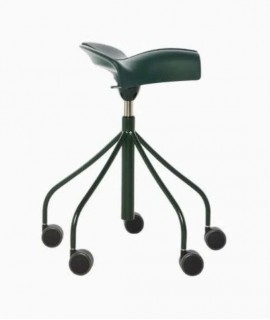 Taburete Binaria, verde