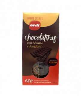 Cocolatinas con sésamo y gengibre