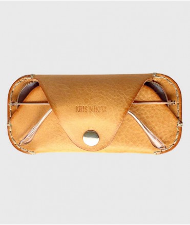 Funda de gafas de piel