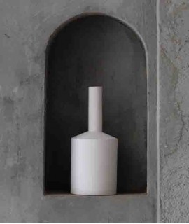 Gerro-Ampolla Giorgio L, 27 cm, blanc 