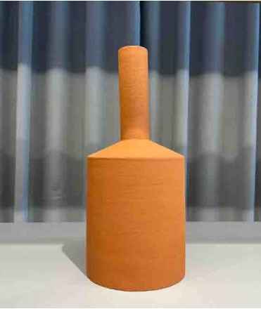 Jarrón-Botella Giorgio L, 27 cm, terracota 