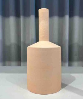 Jarrón-Botella Giorgio L, 27 cm, arena 