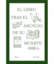 El libro tas el anuncio de su muerte
