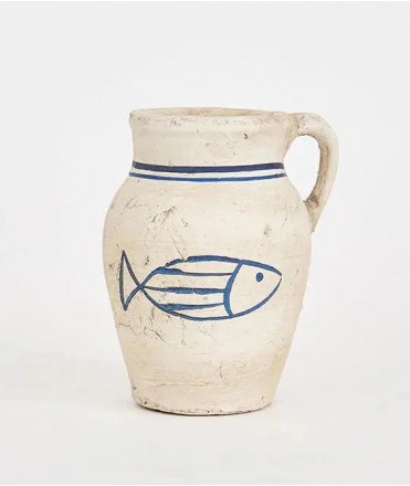 Jarra pequeña con pez