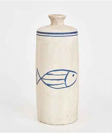 Vasija grande con pez