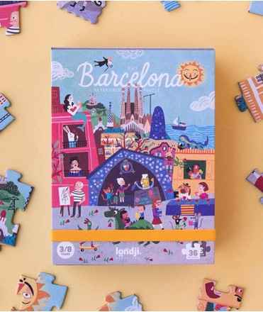 Night and day a Barcelona puzle