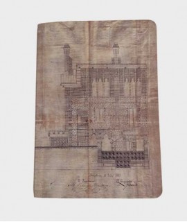 Libreta Casa Vicens A5, plano