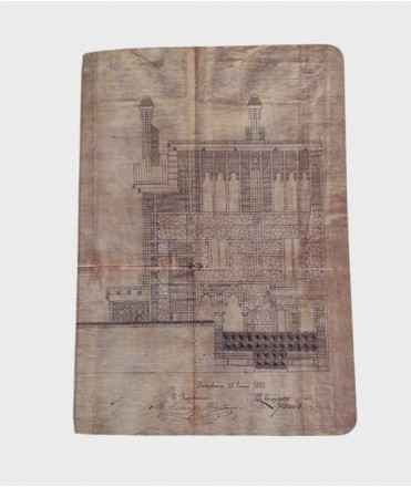 Llibreta Casa Vicens A5, plànol